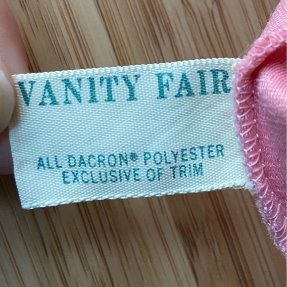 Vanity Fair Vintage Retro Fleece Pink & Cream Stripe Comfy Soft House Robe 70’s - Picture 12 of 15